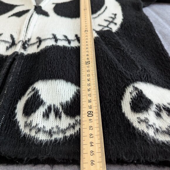 Artesanias Tuntaquimba Nightmare Before Christmas Jack Skellington Wool Full Zip - Picture 9 of 9